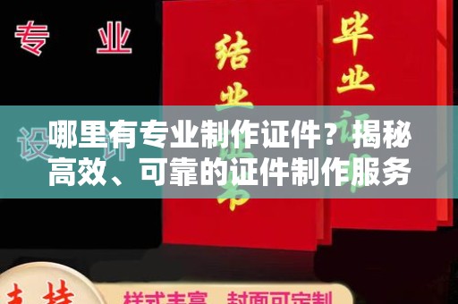 襄城哪里有专业制作证件？揭秘高效、可靠的证件制作服务