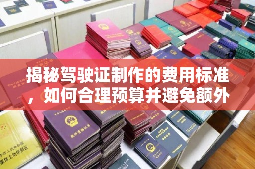 襄城揭秘驾驶证制作的费用标准，如何合理预算并避免额外支出