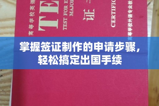 襄城掌握签证制作的申请步骤，轻松搞定出国手续