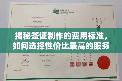 襄城揭秘签证制作的费用标准，如何选择性价比最高的服务？