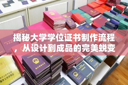 襄城揭秘大学学位证书制作流程，从设计到成品的完美蜕变