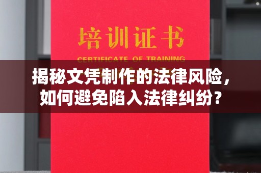 襄城揭秘文凭制作的法律风险，如何避免陷入法律纠纷？