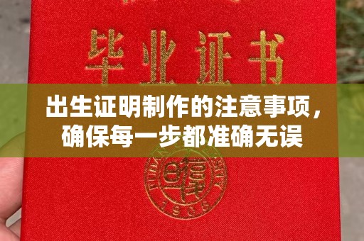 襄城出生证明制作的注意事项，确保每一步都准确无误